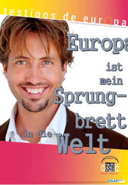 Poster Europa ist mein Sprungbrett in die Welt